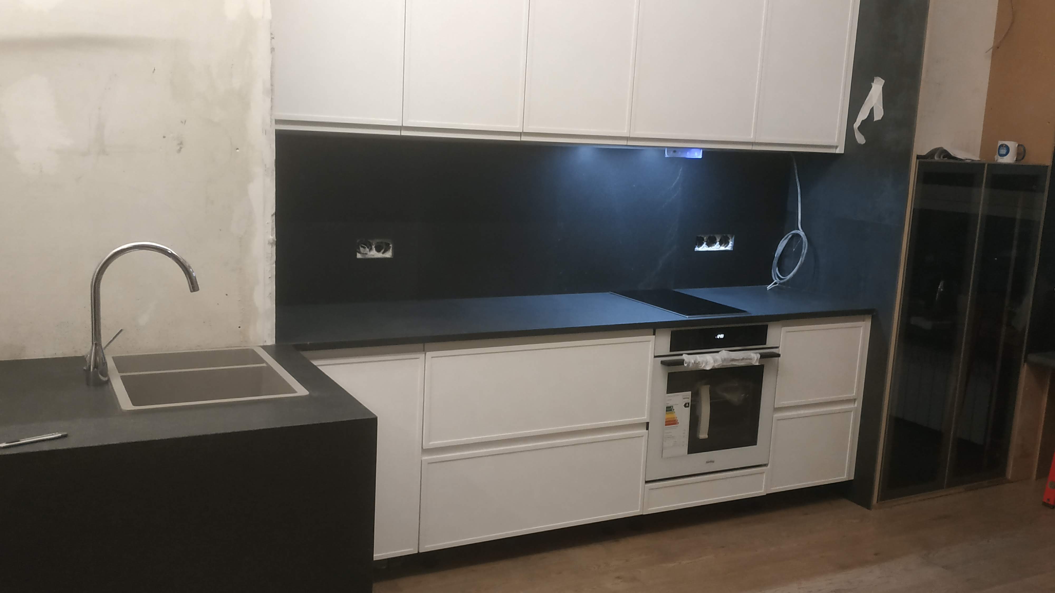 Kitchen cabinet refacing package — new doors and drawer fronts in The Woodlands TX