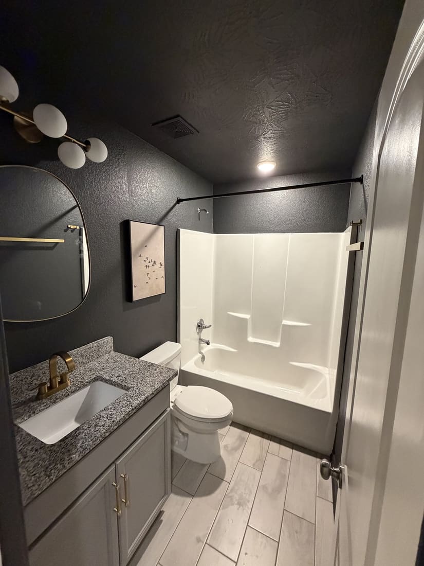 Modern bathroom remodel in The Woodlands, TX