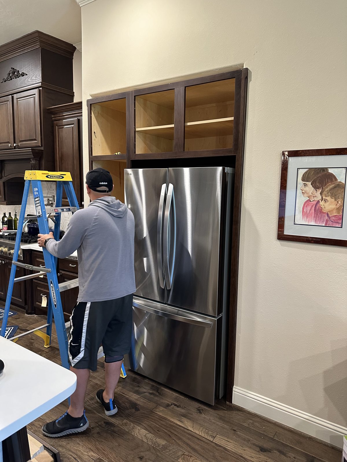 Custom carpentry and built-in shelving package The Woodlands TX