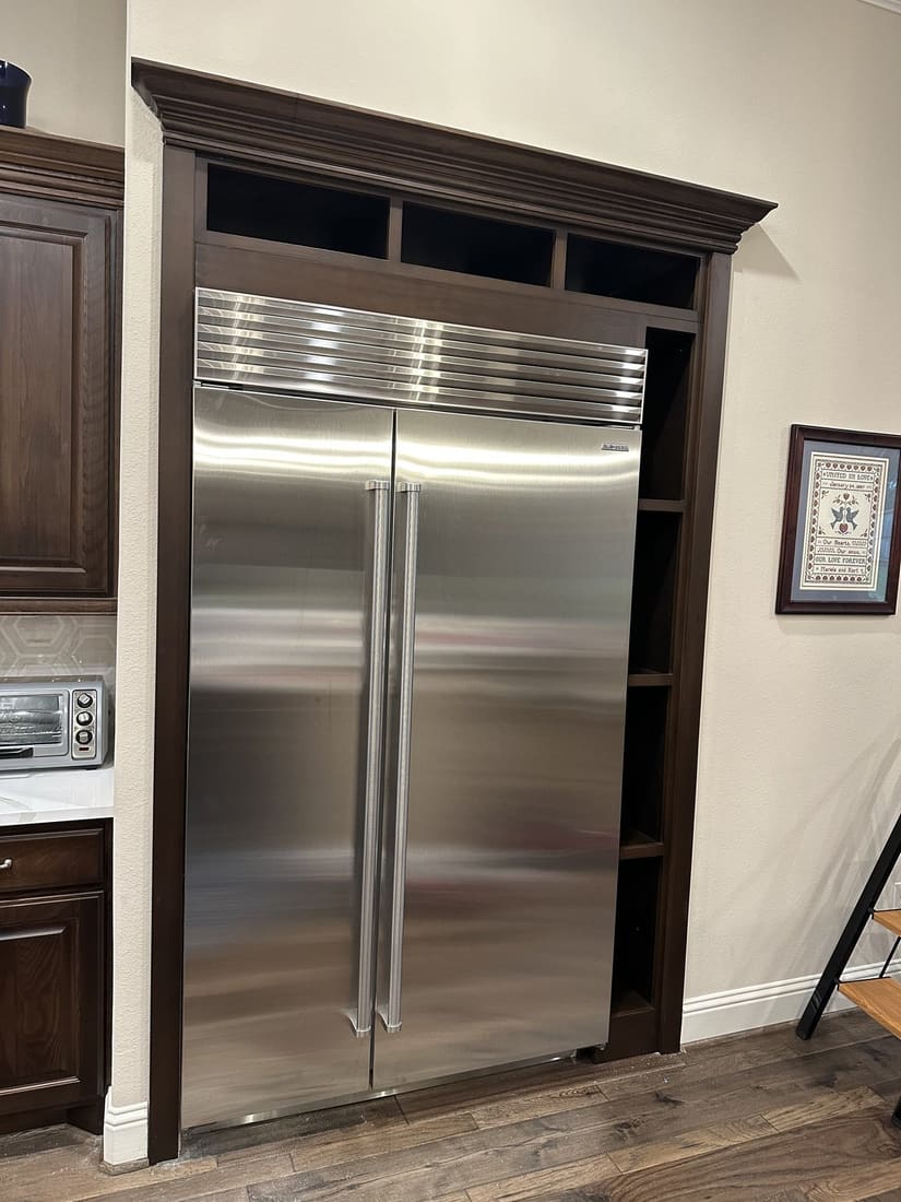 Custom kitchen built-in cabinetry in The Woodlands, TX