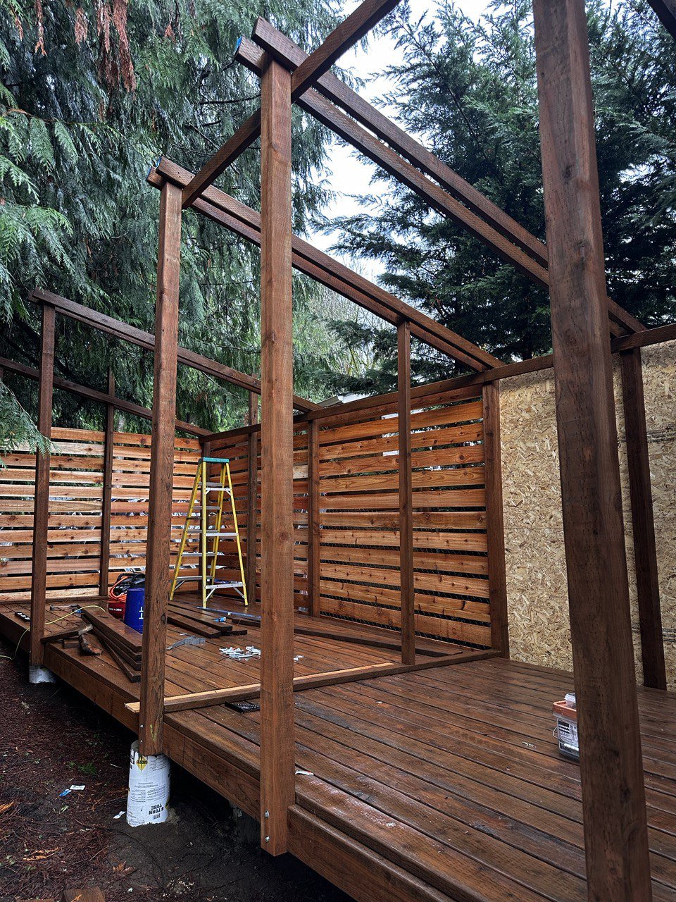 Pergola and patio cover construction The Woodlands TX