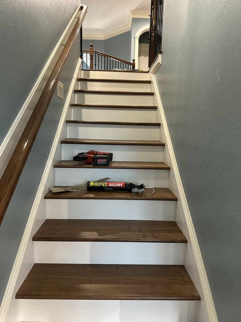 Hardwood Staircase in The Woodlands, TX